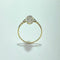 Bague 59 Bague marquise pavée en or jaune 18 carats et diamants 0,13 ct 58 Facettes 250278