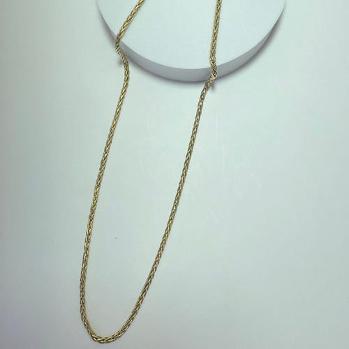 Collier Collier maille palmier en or jaune 18 carats 7,47 g 58 Facettes 250204