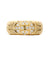 Bague Bvlgari Alveare - Bague bandeau en or jaune 18k et diamants 58 Facettes