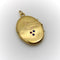 Pendentif Impérial russe - Médaillon en or 14k avec rubis et saphirs 58 Facettes