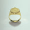 Bague 65.5 Bague avec pièce mexicaine en or jaune 18K, 10 g 58 Facettes 250036