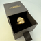 Bague 55 Bague pavée sertie en or jaune 18 carats, taille 55 58 Facettes 250085