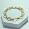 Bracelet Bracelet à grosse maille en or jaune 18 carats 5,71 g 58 Facettes 250244