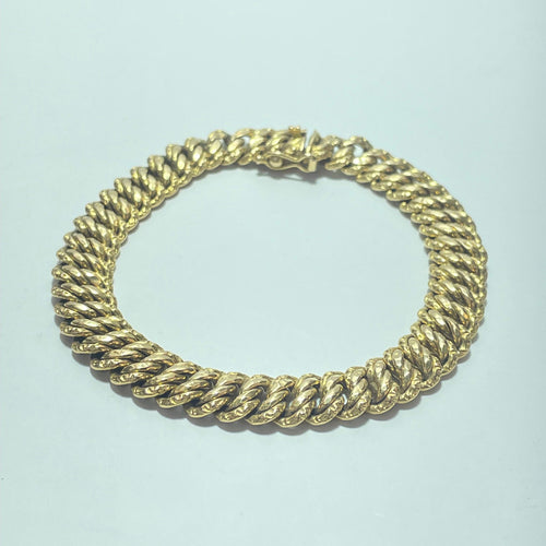 Bracelet Bracelet maille torsadée en or jaune 18K 12,16 g 58 Facettes 250339