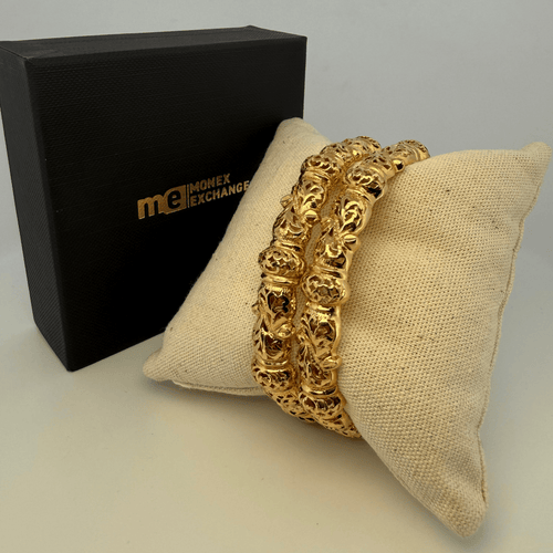 Bracelet Bracelets traditionnels en or jaune 18 carats 20,5 g / 19,94 g 58 Facettes 250066-67
