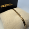 Gourmette maille anglaise en or jaune 18 carats 5,94 g 58 Facettes 250012