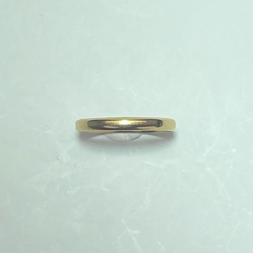Bague 58.5 Bague alliance lisse en or jaune 18K 2,27 g 58 Facettes 250039