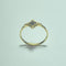 Bague 54 Bague motif losange en or jaune 18 carats et pierres foncées 58 Facettes 250115