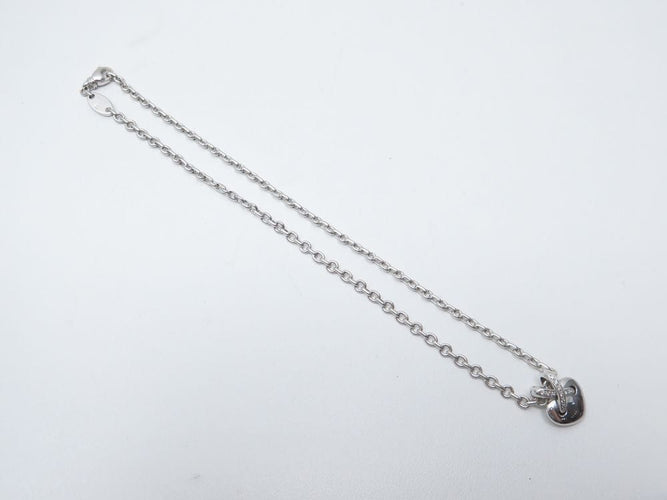 Collier Chaumet - Collier pendentif Cœur Lien diamant en or blanc 18k 58 Facettes 271718