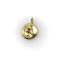 Pendentif Cute as a Button - Pendentif médaille whippet en or 14k et rubis 58 Facettes