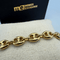 Ensemble collier et bracelet maille grain de café en or jaune 18K 58 Facettes 250061-62
