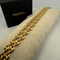Ensemble collier et bracelet maille grain de café en or jaune 18K 58 Facettes 250061-62