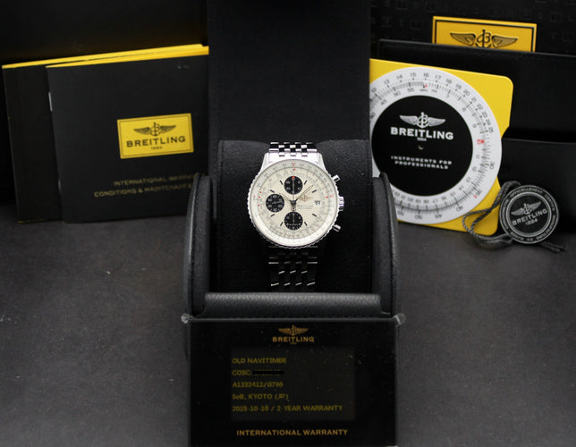 Montre Breitling Navitimer Heritage - Montre automatique acier réf. A13324 41 mm 58 Facettes BTL/NVT/039