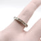 Bague Bague alliance éternité en or 18k et diamants taille princesse 58 Facettes