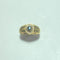 Bague 47 Bague jonc saphir ovale et diamants en or jaune 18K 58 Facettes 250335