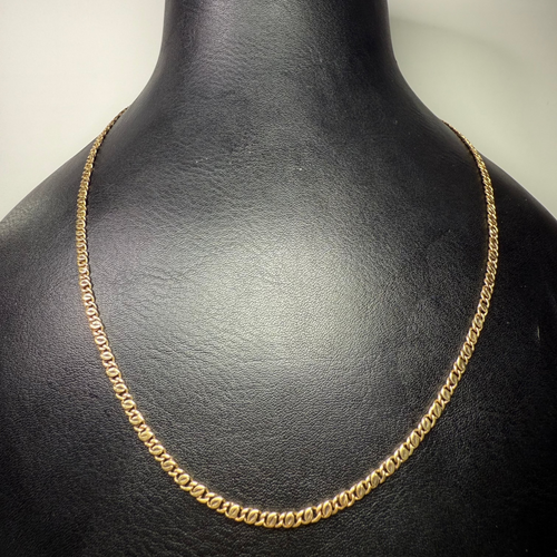 Collier Collier maille classique en or jaune 18K, 9,13 g 58 Facettes 250075