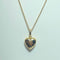 Pendentif Pendentif cœur en or jaune 18K 1,8 g 58 Facettes 250332