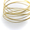 Bracelet Tiffany & Co. Elsa Peretti - Bracelet vague neuf rangs en or jaune 18k 58 Facettes