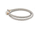 Bracelet FRED Grand Force 10 - Bracelet double tour en or blanc 18K et diamants 58 Facettes 271155
