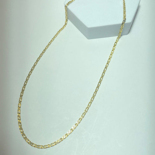 Collier Chaîne maille gourmette en or jaune 14K 50 cm 3,08 g 58 Facettes 250327