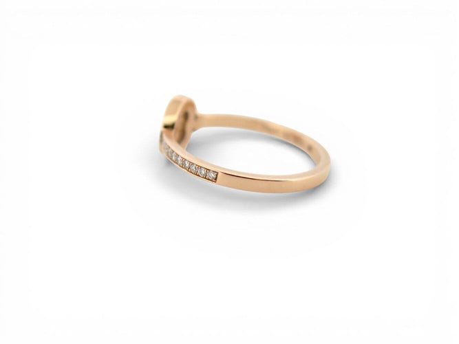 Bague 55 FRED Pretty Woman - Bague mini modèle en or rose 18k et diamants 58 Facettes 272582
