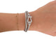 Bracelet FRED Grand Force 10 - Bracelet double tour en or blanc 18K et diamants 58 Facettes 271155