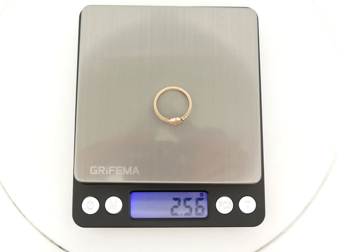 Bague 55 FRED Pretty Woman - Bague mini modèle en or rose 18k et diamants 58 Facettes 272582