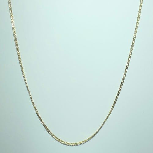 Collier Chaîne maille gourmette en or jaune 14K, 50 cm 58 Facettes 250327