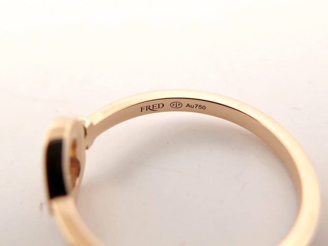 Bague 55 FRED Pretty Woman - Bague mini modèle en or rose 18k et diamant 58 Facettes 272583