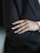 Bague 49 Dinh Van Square - Alliance carrée en or blanc 18k 58 Facettes 1206.1
