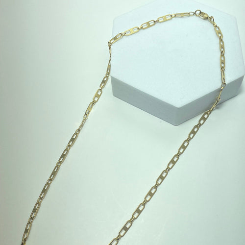 Collier Collier maillons ajourés en or jaune 18K, 46 cm 58 Facettes 250243