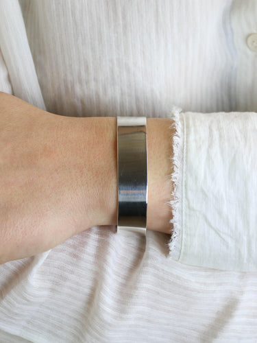 Bracelet Dinh Van Square - Bracelet jonc vintage carré en argent 58 Facettes 1205.1