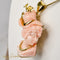 Broche Portrait de femme victorien - Broche en or jaune 18 carats et corail 58 Facettes 2514