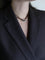 Collier Hermès Glenan - Collier en argent 925 et cuir marron 58 Facettes 1206.9