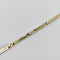 Bracelet Bracelet maille chevrons vintage en or 14K et diamants 58 Facettes A2006O