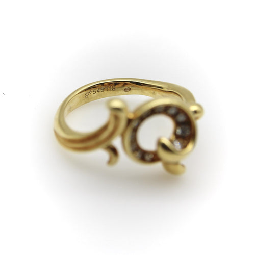 Bague Carrera y Carrera Origen - Bague spirale en or jaune 18k et diamants 58 Facettes A1002N