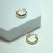 Boucles d'oreilles Boucles d’oreilles créoles en or jaune 14K 1,42 g 58 Facettes 250340