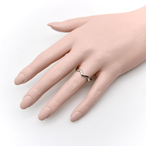 Bague Tiffany & Co. Paloma Picasso - Bague Zig Zag en platine 58 Facettes A2006R