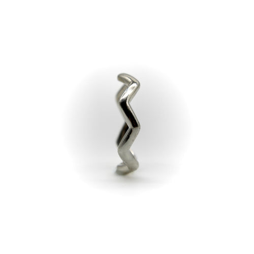 Bague Tiffany & Co. Paloma Picasso - Bague Zig Zag en platine 58 Facettes A2006R