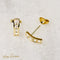 Boucles d'oreilles Boucles d’oreilles en or jaune 585 avec diamants taille brillant 0,24 ct 58 Facettes 2337