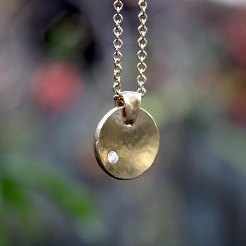 Collier Tony Malmed Little Zen - Collier pendentif en or 18k et diamant 58 Facettes A2006T