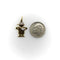 Pendentif Pendentif charme enfant stylisé en or jaune 14k et diamants 58 Facettes