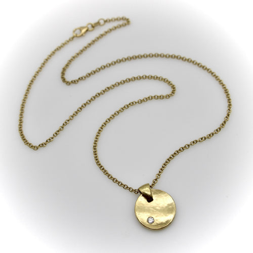 Collier Tony Malmed Little Zen - Collier pendentif en or 18k et diamant 58 Facettes A2006T