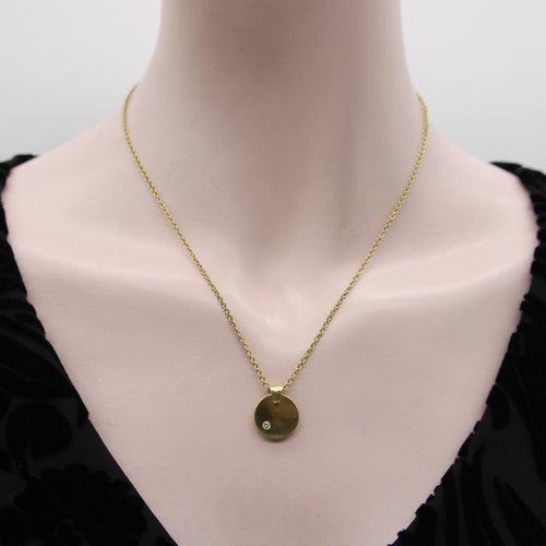 Collier Tony Malmed Little Zen - Collier pendentif en or 18k et diamant 58 Facettes A2006T