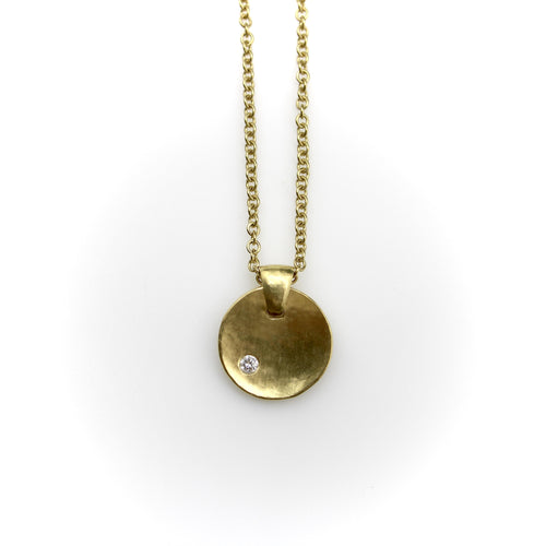 Collier Tony Malmed Little Zen - Collier pendentif en or 18k et diamant 58 Facettes A2006T