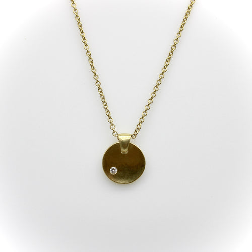 Collier Tony Malmed Little Zen - Collier pendentif en or 18k et diamant 58 Facettes A2006T
