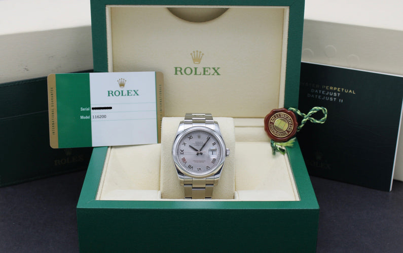 Montre Rolex Datejust 116200 - Montre 36 mm acier (2015) avec boîte et papiers 58 Facettes ROL/DJ2/033