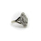 Bague Bague en or blanc 14 carats avec diamants taille ancienne, vers 1910 58 Facettes A1002Z