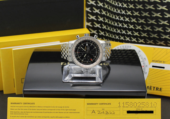 Montre Breitling Navitimer World - Montre automatique en acier A24322 58 Facettes BTL/NVT/062