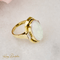 Bague 63 Bague cocktail opale cabochon et diamants en or 14 carats 58 Facettes 2619